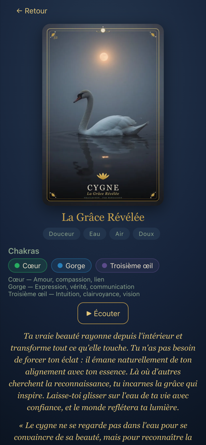 Fiche animal et chakras